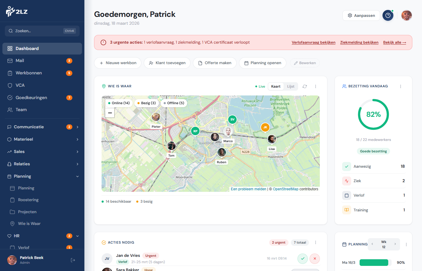 2LZ Dashboard &mdash; admin panel